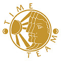 Time Team Dark Gold Vintage Retro Design